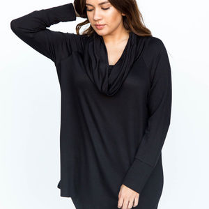 NWT Agnes & Dora Black Convertible Tunic